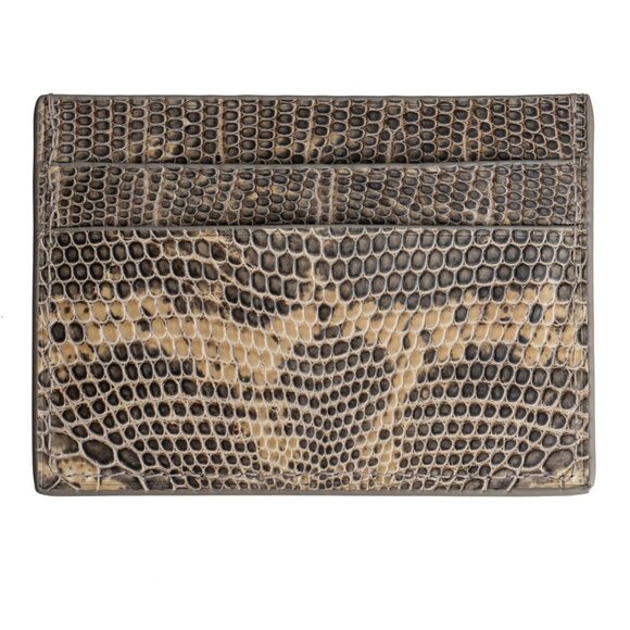 Unique Lizard Cardholder – Handmade Luxury - Sandstorm Style - Picture 4 of 5
